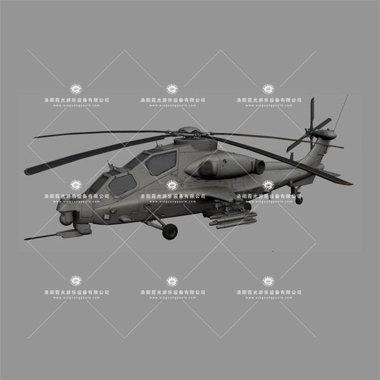 临洮武装直升机3D模型